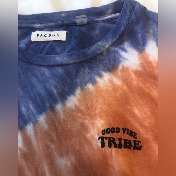 PacSun Good Vibe Tribe Tie-Dye T-shirt. Size S. - Picture 3 of 5
